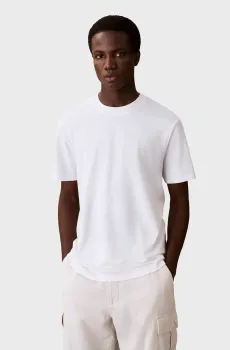 Мужская белая футболка TECH INTERLOCK Белый L Calvin Klein LV04LF209G