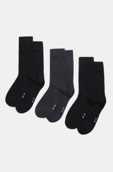 Довгі шкарпетки 3 пари - різнобарвний