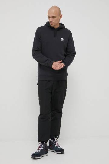 Кофта Burton мужская цвет чёрный с аппликацией Кофта Burton мужская цвет чёрный с аппликацией