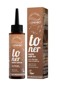Тонер для волос OnlyBio Hair In Balance Toner, Bubble Milk Tea, 100 мл