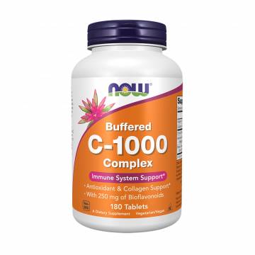 Витамин C буферизированный Now Foods Buffered C-1000 Complex, 180 капсул Витамин C буферизированный Now Foods Buffered C-1000 Complex, 180 капсул