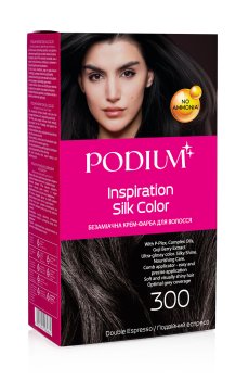 Безаммиачная крем-краска для волос Podium Inspiration Silk Color 300 Двойной эспрессо, 150 мл