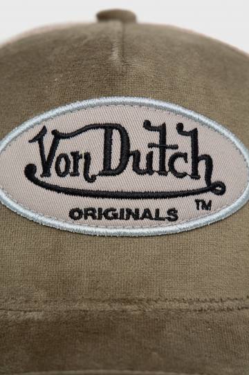 Кепка Von Dutch цвет зелёный с аппликацией Кепка Von Dutch цвет зелёный с аппликацией
