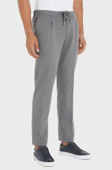 Мужские серые брюки COTTON STRETCH PLEATED Серый 35-32 Tommy Hilfiger MW0MW35741