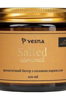 Ароматический баттер для тела Vesna Salted Caramel с соленой карамелью, 100 мл