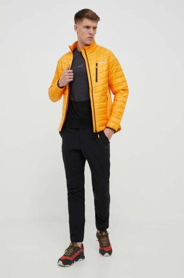Спортивная куртка Jack Wolfskin Routeburn Pro Ins цвет жёлтый Спортивная куртка Jack Wolfskin Routeburn Pro Ins цвет жёлтый