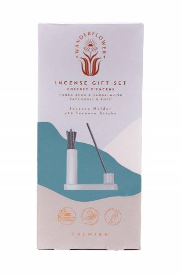 Набор ароматических палочек с подставкой Wanderflower Incense Gift Set Набор ароматических палочек с подставкой Wanderflower Incense Gift Set