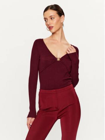 Pinko Светр Giraffa 101846 A15S Бордовий Regular Fit Pinko Светр Giraffa 101846 A15S Бордовий Regular Fit