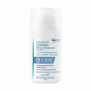 Шариковый антиперспирант Ducray Hidrosis Control Roll-On Anti-Transpirant унисекс, 40 мл Шариковый антиперспирант Ducray Hidrosis Control Roll-On Anti-Transpirant унисекс, 40 мл