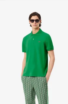Мужское зеленое поло Зеленый L Lacoste PH9851SIW