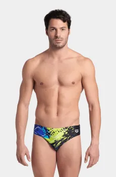 Мужские плавки FUNNY SPOT SWIM BRIEFS Разноцветный 75 Arena 007205-550