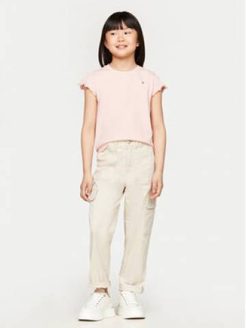 Tommy Hilfiger Футболка Essential KG0KG07052 Рожевий Regular Fit Tommy Hilfiger Футболка Essential KG0KG07052 Рожевий Regular Fit