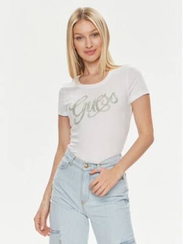 Guess Футболка W4GI30 J1314 Білий Slim Fit Guess Футболка W4GI30 J1314 Білий Slim Fit