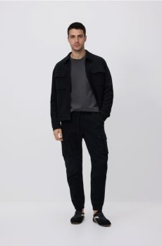 Reserved - Брюки карго - чорний - YV368-99X