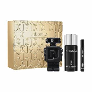 Парфюмированный набор мужской Rabanne Phantom Parfum (духи, 100 мл + парфюм, 10 мл + дезодорант, 150 мл) Парфюмированный набор мужской Rabanne Phantom Parfum (духи, 100 мл + парфюм, 10 мл + дезодорант, 150 мл)