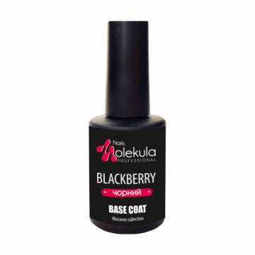 Цветное базовое покрытие для гель-лака Nails Molekula Professional Macaron Collection Base Coat, Blackberry, 12 мл Цветное базовое покрытие для гель-лака Nails Molekula Professional Macaron Collection Base Coat, Blackberry, 12 мл