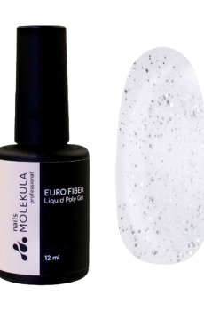 Моделирующий гель для ногтей Nails Molekula Professional Euro Fiber Liquid Poly Gel FG1210 Frozen Dream, 12 мл