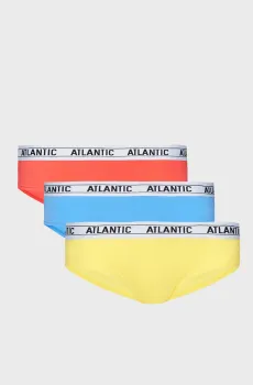 Женские трусики (3 шт) Разноцветный L Atlantic 3LP-177