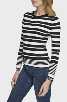 Женский джемпер в полоску Разноцветный M DKNY E2IS08RS