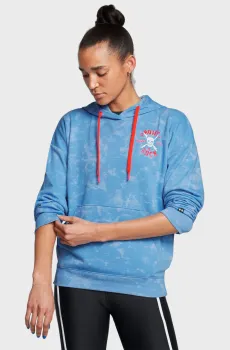 Женское голубое худи Pjt Rck W Udrground Terry HD Голубой S Under Armour 1382711-444