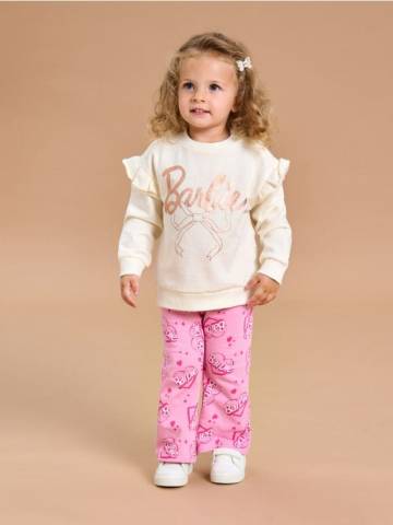 Світшот crewneck Barbie - кремовий Світшот crewneck Barbie - кремовий
