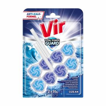 Туалетный блок Vir Total Power Guard Океан, 2*55 г Туалетный блок Vir Total Power Guard Океан, 2*55 г