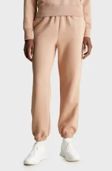 Женские бежевые спортивные брюки RELAXED FLEECE JOGGER Бежевый XXS Calvin Klein K20K206755