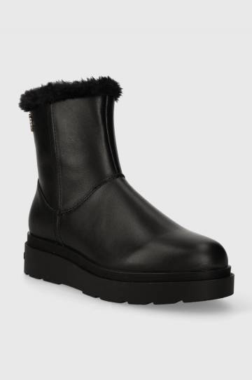Кожаные полусапожки U.S. Polo Assn. PENNY цвет чёрный на платформе слегка утеплённый PENNY006W/CL1 Кожаные полусапожки U.S. Polo Assn. PENNY цвет чёрный на платформе слегка утеплённый PENNY006W/CL1