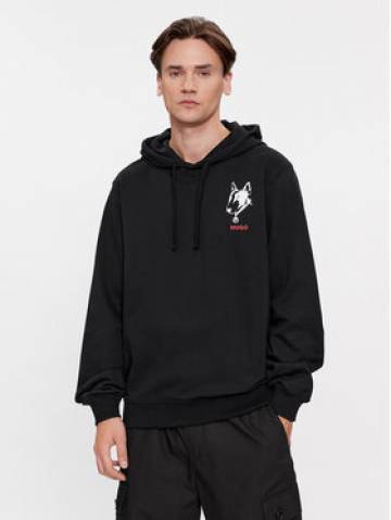 Hugo Світшот Dammico 50509184 Чорний Relaxed Fit Hugo Світшот Dammico 50509184 Чорний Relaxed Fit