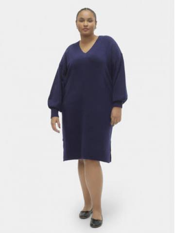 Vero Moda Curve Трикотажна сукня 10294755 Cиній Loose Fit Vero Moda Curve Трикотажна сукня 10294755 Cиній Loose Fit
