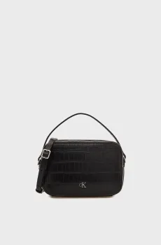 Женская черная сумка CROC Черный ONESIZE Calvin Klein LV04F3905G