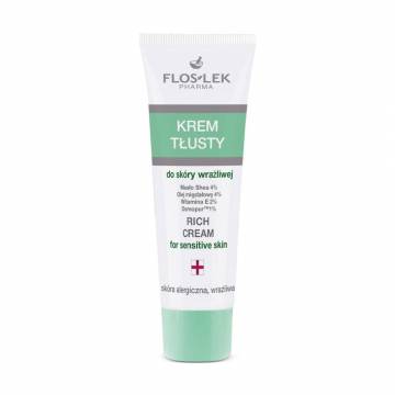 Уценка! Питательный крем для лица Floslek Rich Cream For Sensitive Skin для чувствительной кожи, 50 мл Уценка! Питательный крем для лица Floslek Rich Cream For Sensitive Skin для чувствительной кожи, 50 мл
