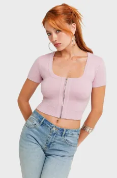 Женский розовый топ Розовый XS Tally Weijl SCAVITISEA