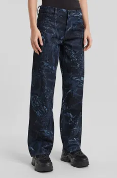 Женские темно-синие джинсы Judee Loose Wmn Синий 26-32 G-Star RAW D22889,D317