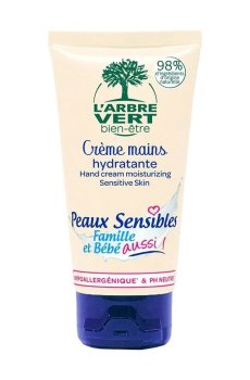 Увлажняющий крем LArbre Vert Hand Cream для чувствительной кожи рук, 75 мл