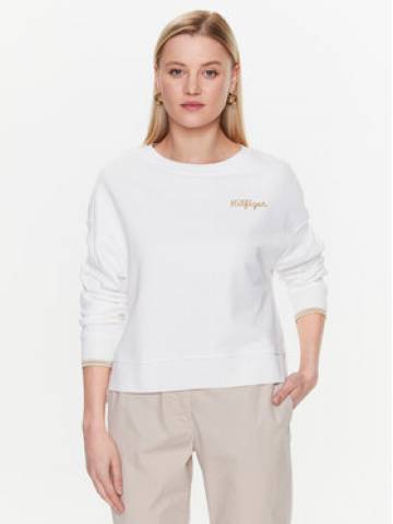Tommy Hilfiger Світшот WW0WW38773 Білий Relaxed Fit