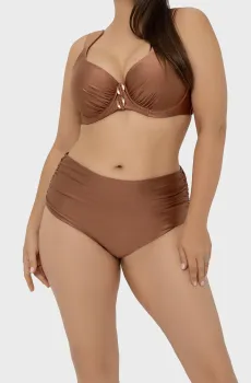 Женские коричневые трусики от купальника Коричневый 40 MARC&ANDRE L2502-ZP-MHA