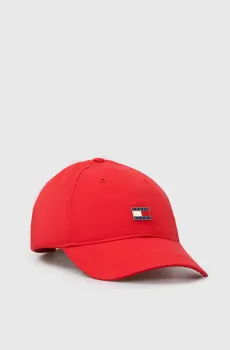 Женская красная кепка TJW HERITAGE PLAQUE CAP Красный ONESIZE Tommy Jeans AW0AW16986