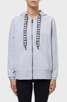 Женское серое худи Серый M DKNY DP2J8598