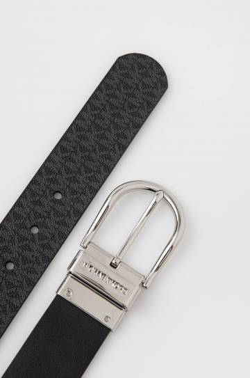 Двухсторонний кожаный ремень MICHAEL Michael Kors женский цвет чёрный Двухсторонний кожаный ремень MICHAEL Michael Kors женский цвет чёрный
