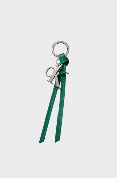 Женский зеленый кожаный брелок TASSLE BAG CHARM Зеленый ONESIZE Calvin Klein LV04F1188G