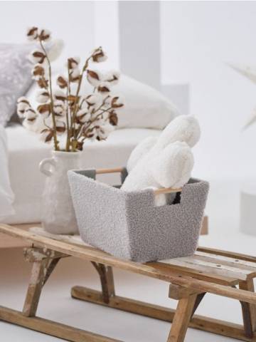 Кошик для зберігання - сірий