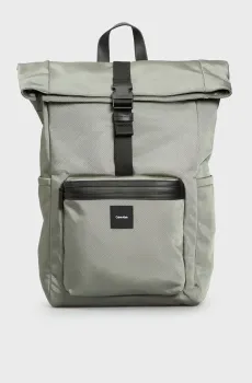 Мужской оливковый рюкзак CK ESSENTIAL FOLDED BP Оливковый ONESIZE Calvin Klein K50K512711