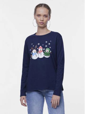 Pieces Блузка 17136563 Cиній Regular Fit Pieces Блузка 17136563 Cиній Regular Fit