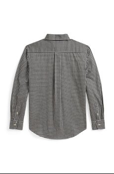 Детская хлопковая рубашка Polo Ralph Lauren