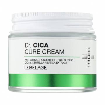 Крем для лица Lebelage Dr. Cica Cure Cream с центеллой, 70 мл Крем для лица Lebelage Dr. Cica Cure Cream с центеллой, 70 мл