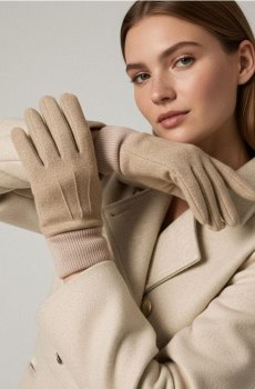Рукавички - бежевий
