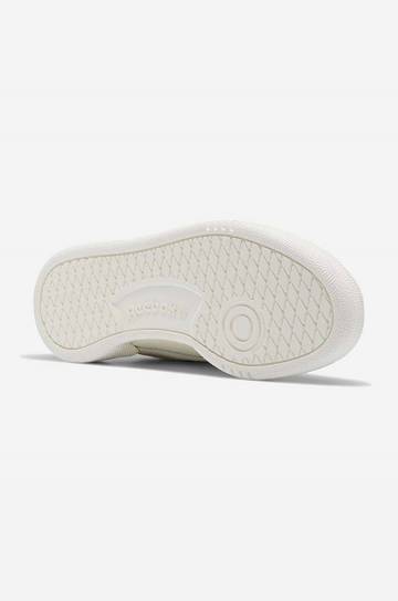 Кожаные кроссовки Reebok Classic Club C 85 HQ0947 цвет бежевый HQ0947-cream Кожаные кроссовки Reebok Classic Club C 85 HQ0947 цвет бежевый HQ0947-cream