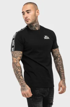 Мужская черная футболка Черный 3XL Lonsdale 117533