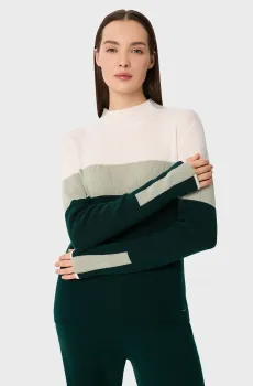 Женский шерстяной джемпер Разноцветный 38 MARC&ANDRE W25-00CH0719